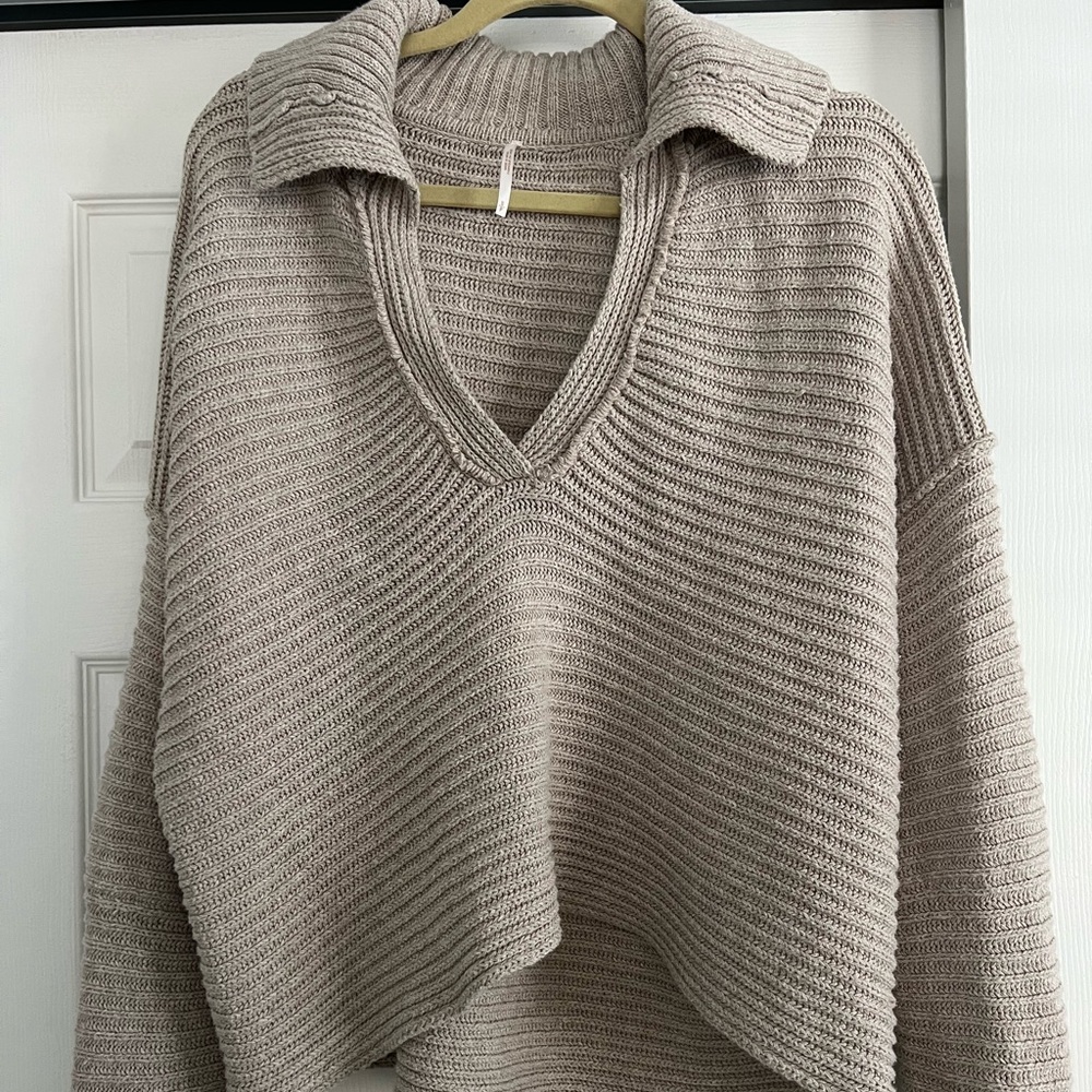 Free People Marlie Pullover - Pebble